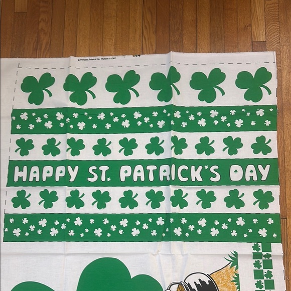 St. Patrick's Day Leprechaun Craft Fabric Panel - Picture 3 of 4